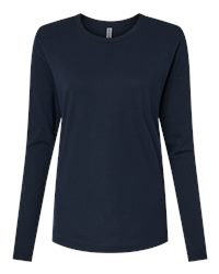 Next Level Women's Cotton Relaxed Long Sleeve T-Shirt – Soft Sustainable Fit