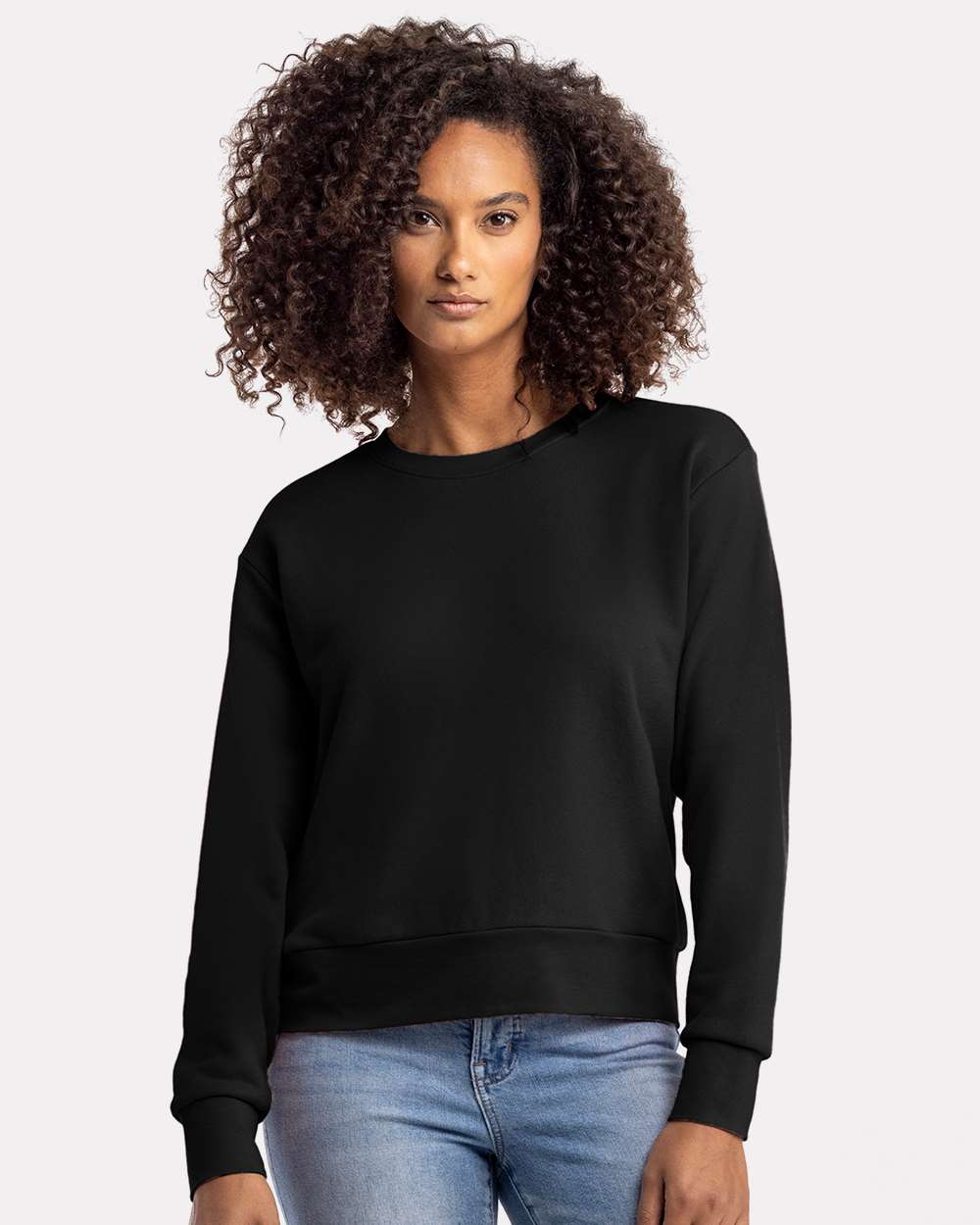 Next Level Women's Laguna Sueded Premium Crewneck Sweatshirt