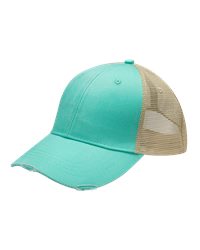 Adams Ollie Distressed Mesh Back Trucker Cap with Cool-Crown Lining