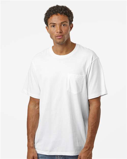 SoftShirts Unisex Classic Pocket T-Shirt 100% Combed Cotton