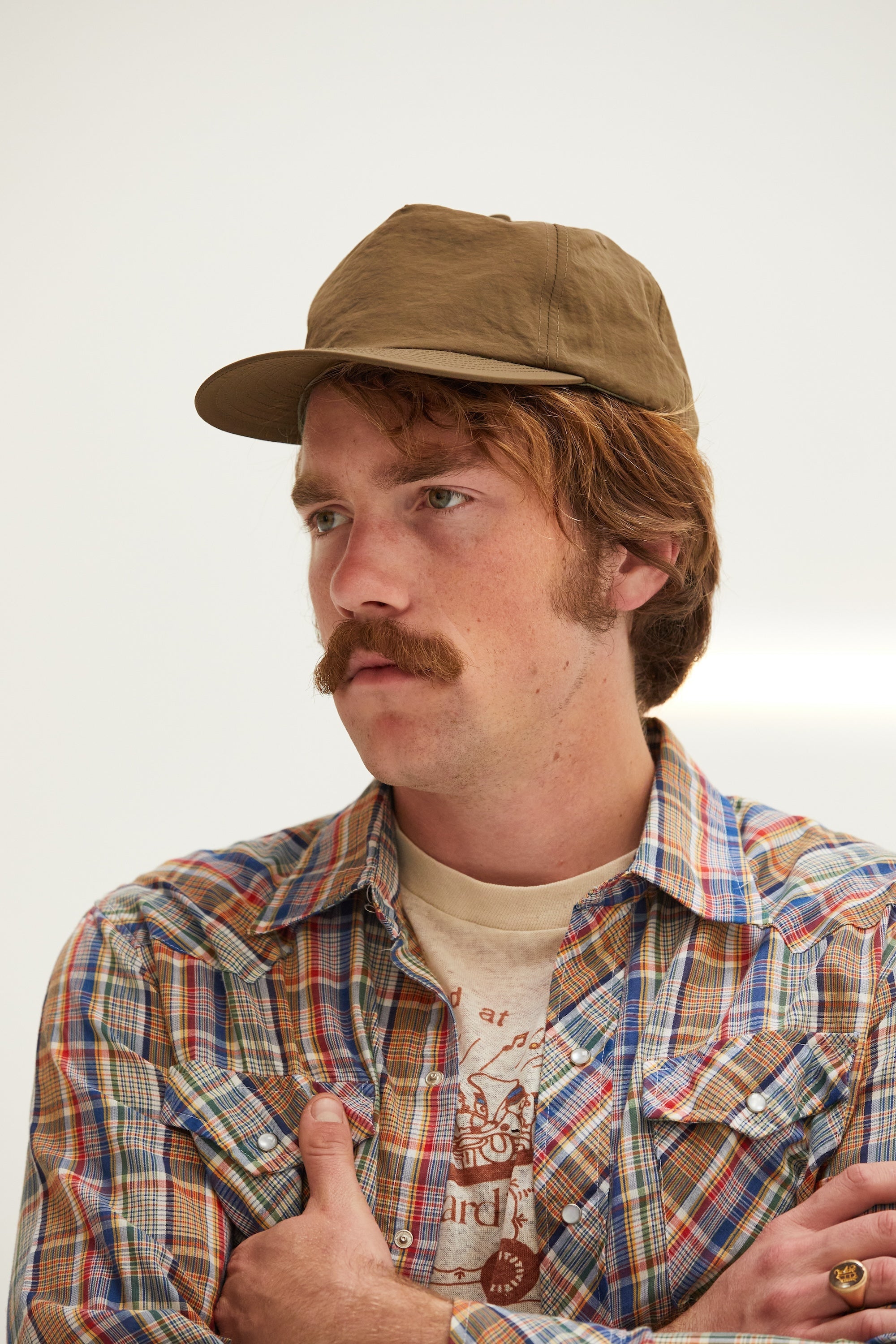 Nylon Field Trip Snapback Hat - Lightweight 5-Panel Adjustable Cap