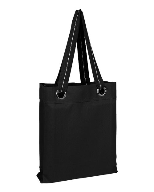 Heavy Canvas Large Grommet Tote with 22-inch Web Handles