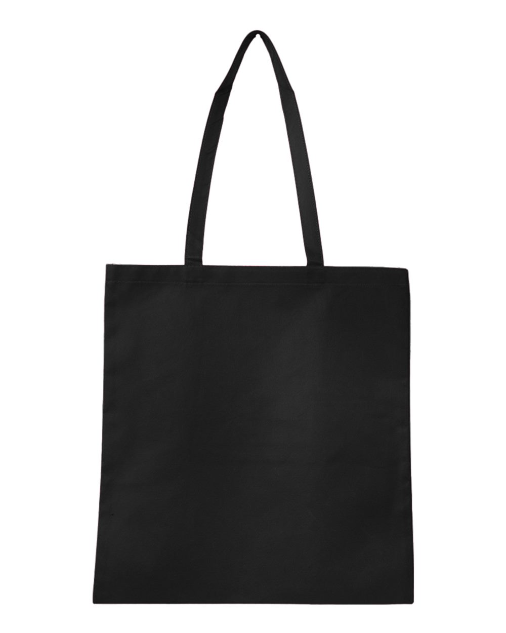 Q-Tees 80 GSM Non-Woven Reusable Tote Bag with 25" Handles