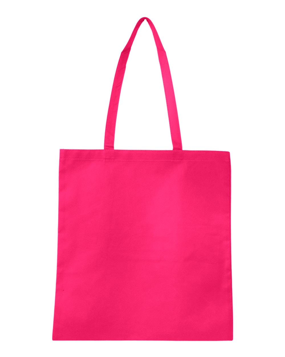 Q-Tees 80 GSM Non-Woven Reusable Tote Bag with 25" Handles