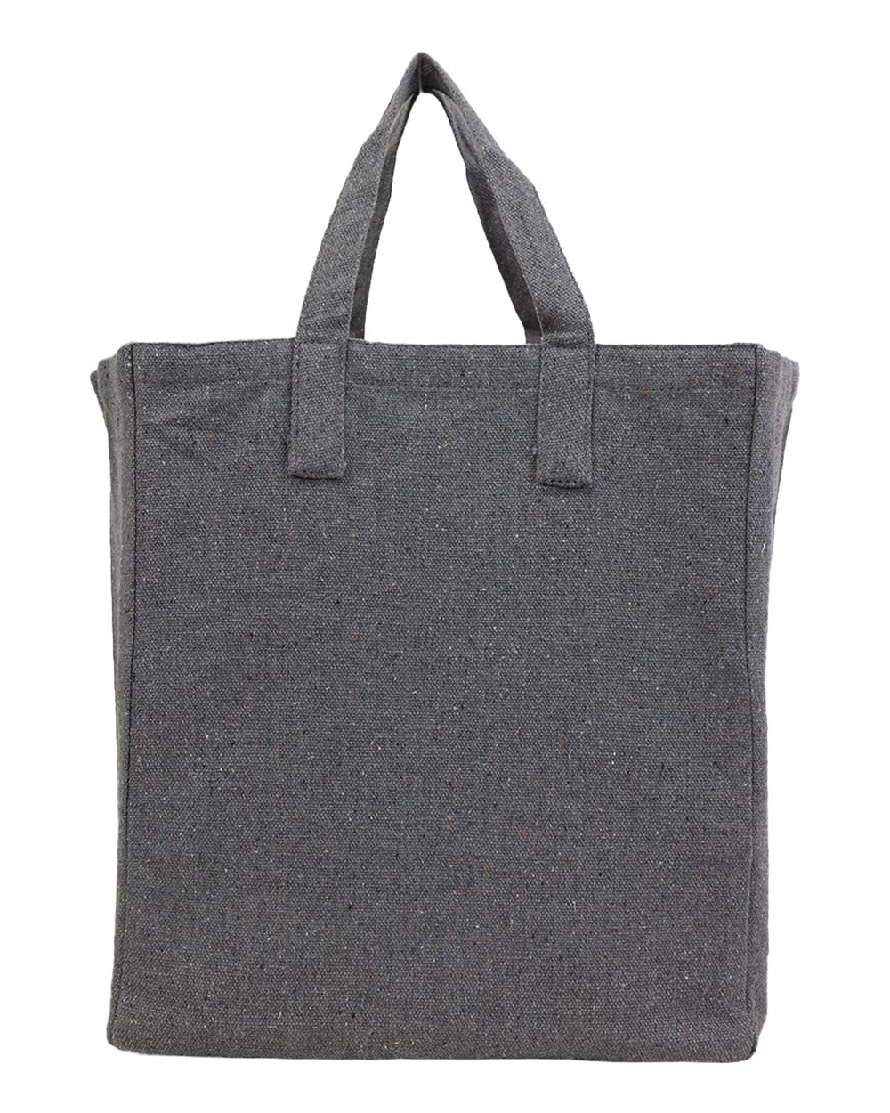 Q-Tees S900 Recycled Cotton-Poly Gusseted Shopping Tote Bag