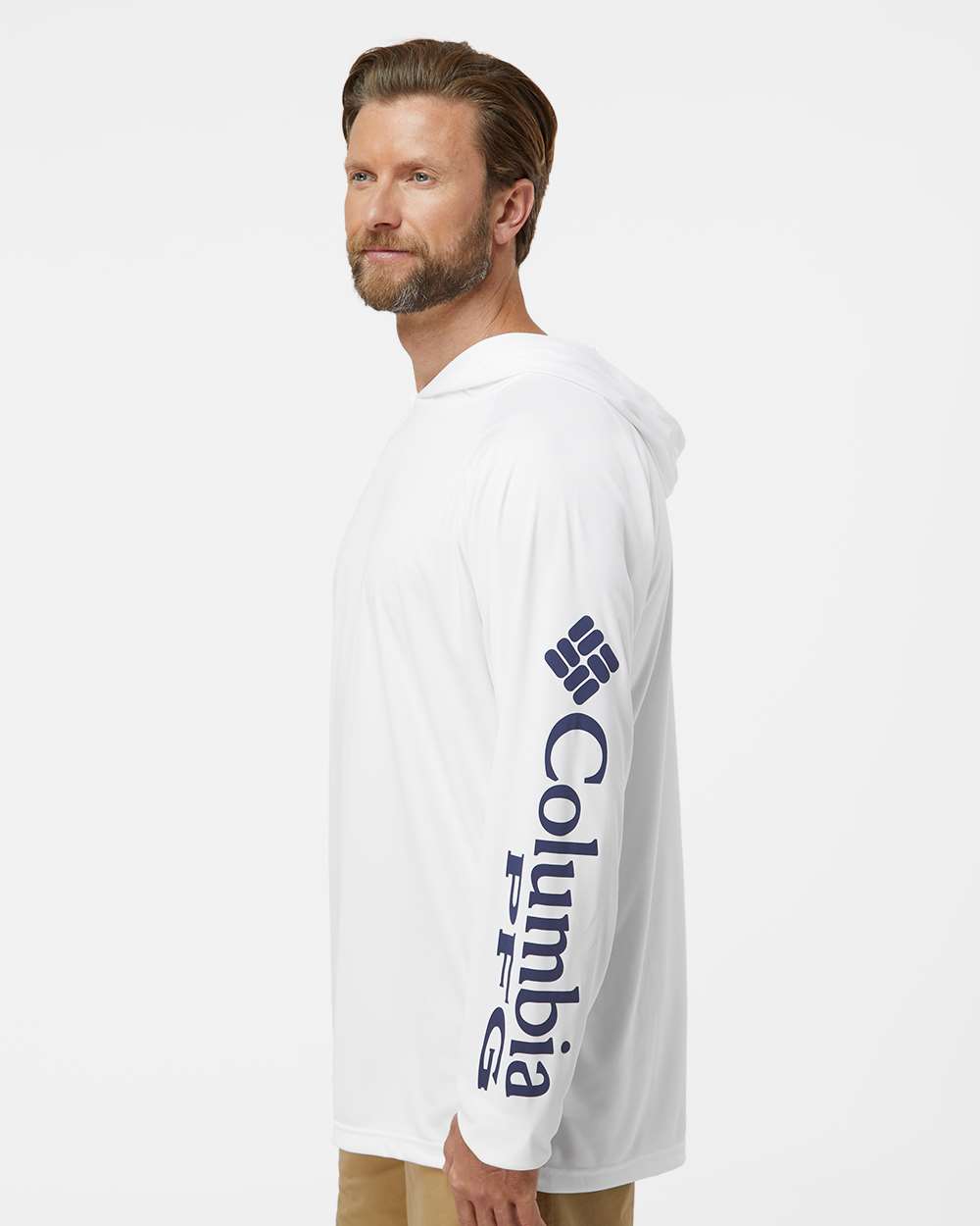 Columbia Unisex PFG Terminal Tackle Hooded Long Sleeve Performance Fishing Shirt UPF 50