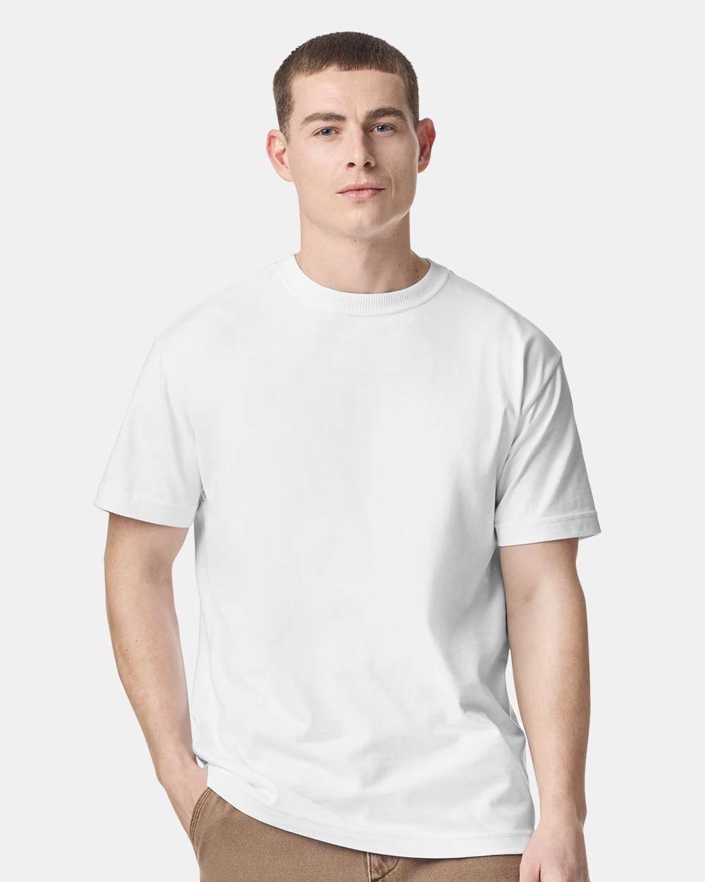 American Apparel Unisex Super Heavyweight Cotton Blend Tee - Durable, Comfortable Fit