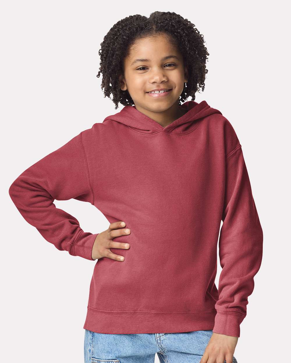 Comfort Colors Youth Garment-Dyed Lightweight Fleece Hoodie Sweatshirt 1467Y