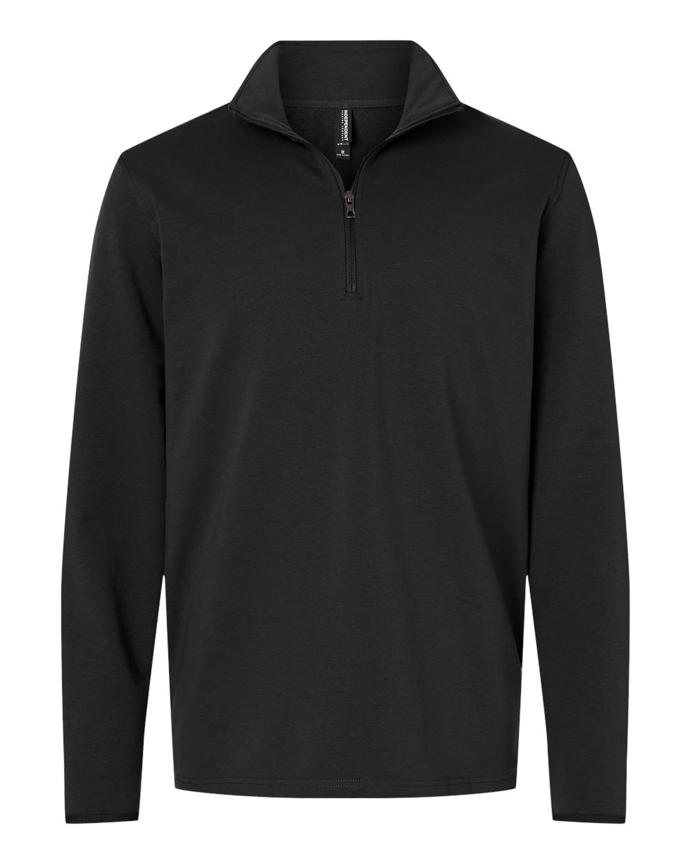 Men's Performance Quarter-Zip Pullover French Terry Stretch Cadet Collar