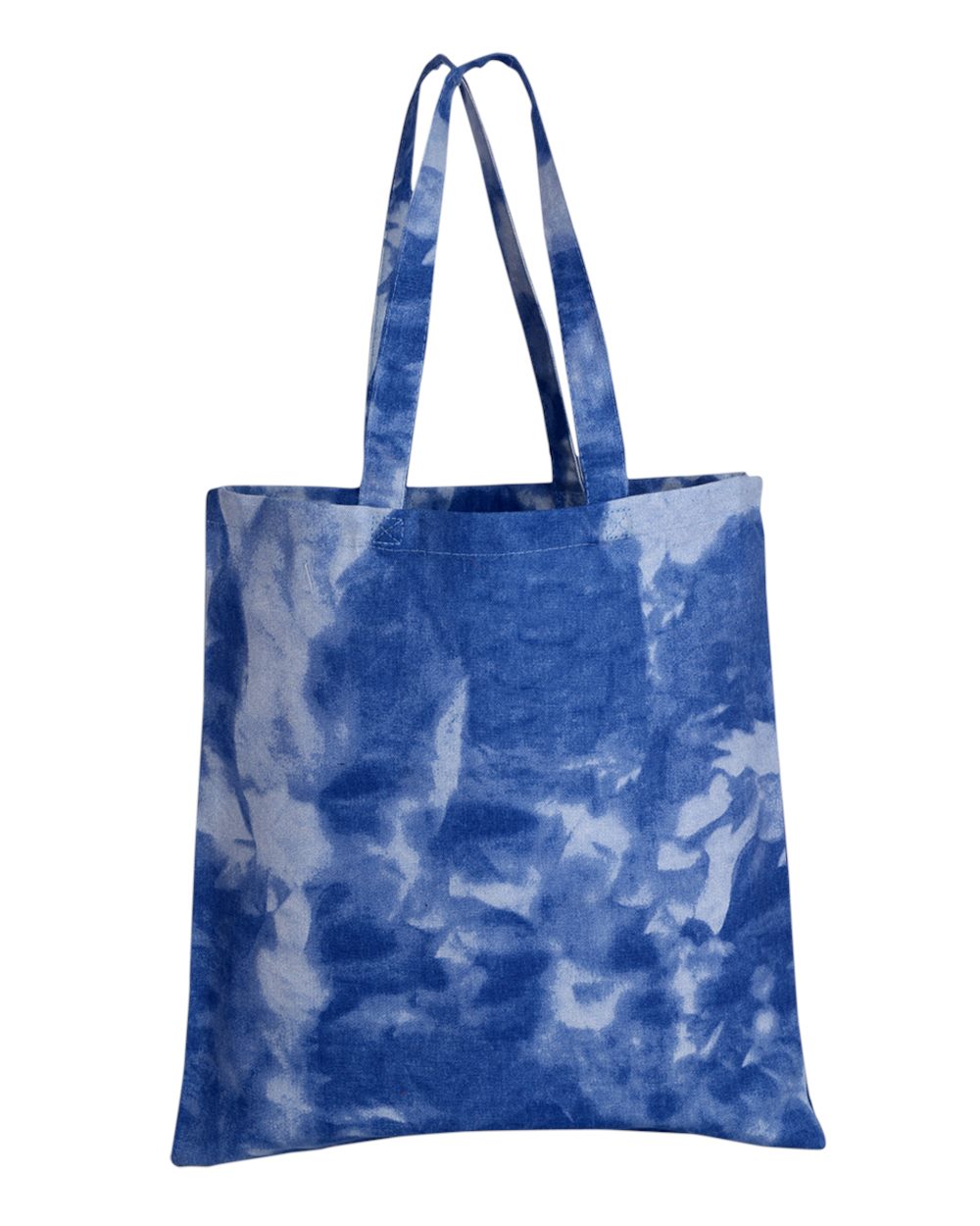 Tie-Dyed Heavy Canvas Tote Bag with 20-Inch Handles