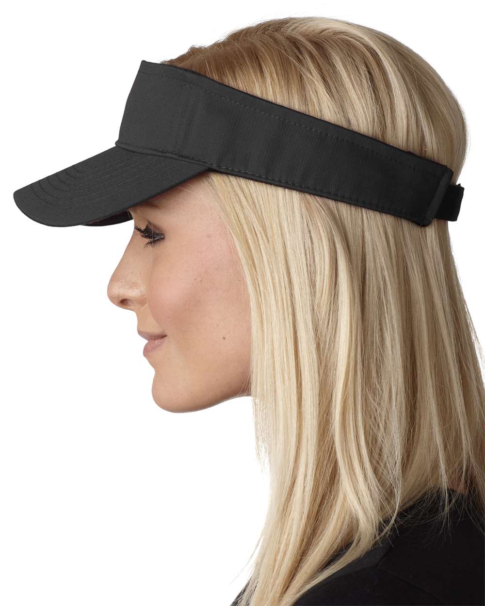 Ace Vat-Dyed Twill Visor with Terry Sweatband, Pre-Curved