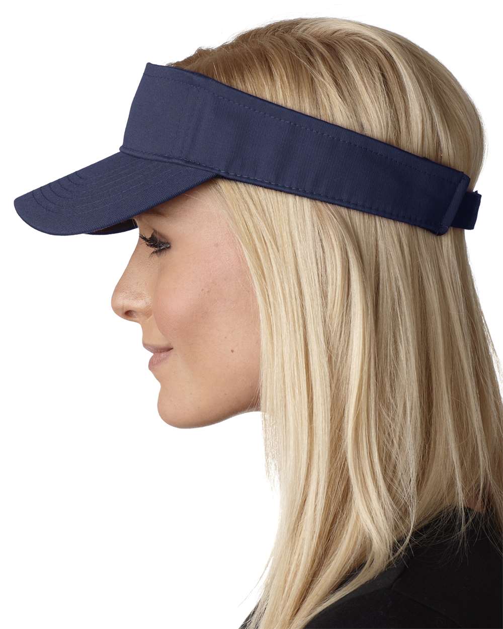 Ace Vat-Dyed Twill Visor with Terry Sweatband, Pre-Curved