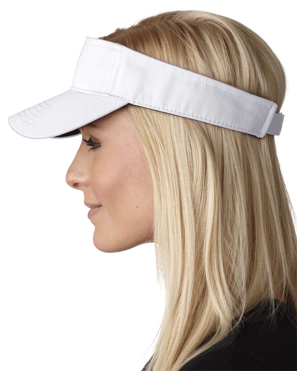 Ace Vat-Dyed Twill Visor with Terry Sweatband, Pre-Curved