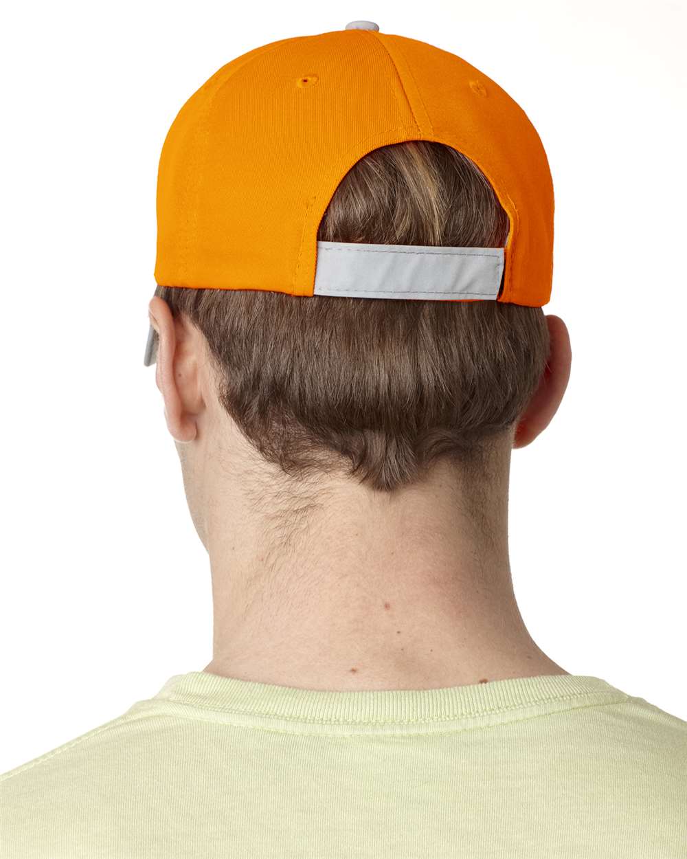 Adams Reflector High-Visibility Six-Panel Constructed Safety Cap with Reflective Trim