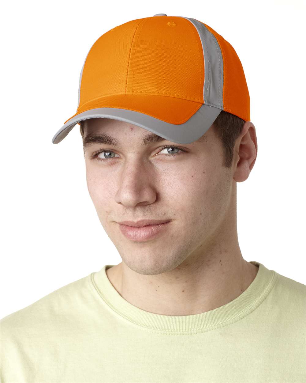 Adams Reflector High-Visibility Six-Panel Constructed Safety Cap with Reflective Trim