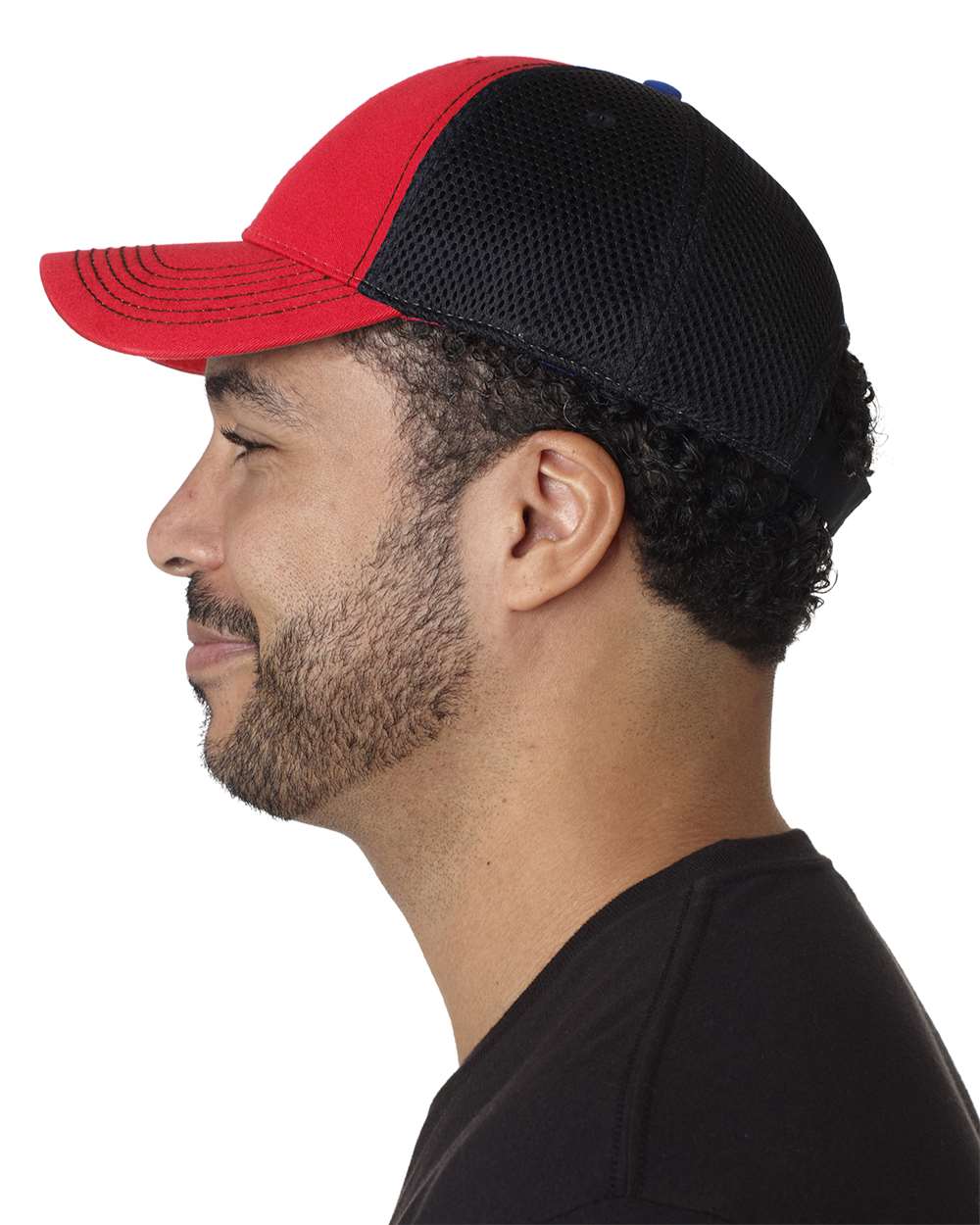 Adams Headwear Fairway Cap - Washed Cotton Mesh Back Adjustable