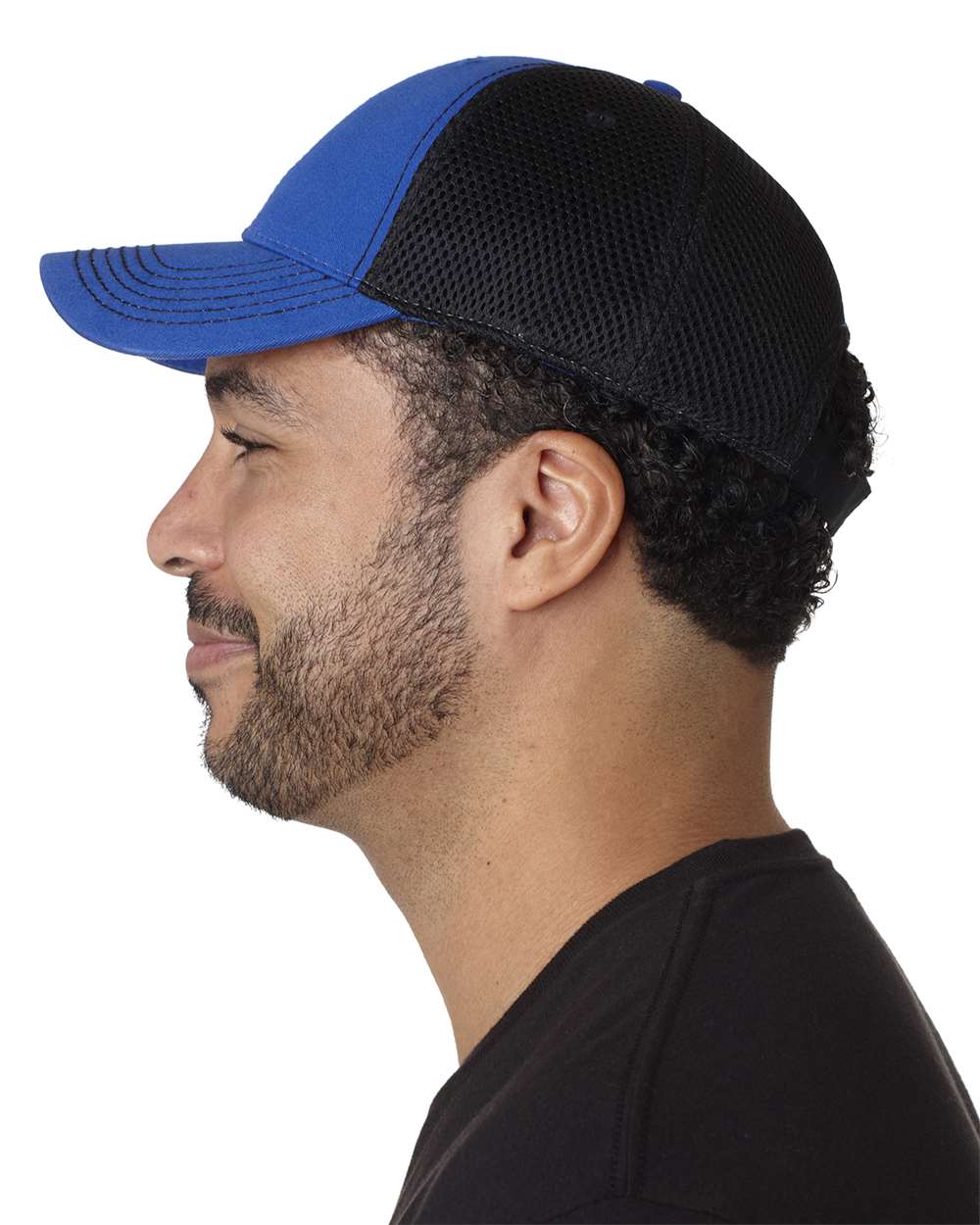 Adams Headwear FA102 Fairway Cap Washed Cotton Mesh Back Adjustable