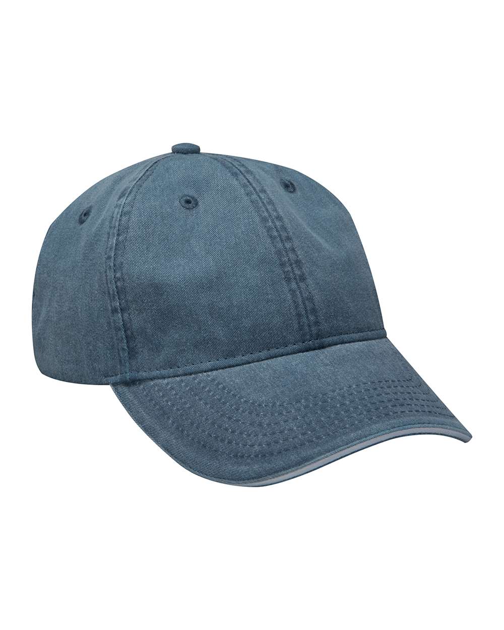 Adams Headwear LP107 Icon Sandwich Cap 100% Cotton Twill Pre-Curved
