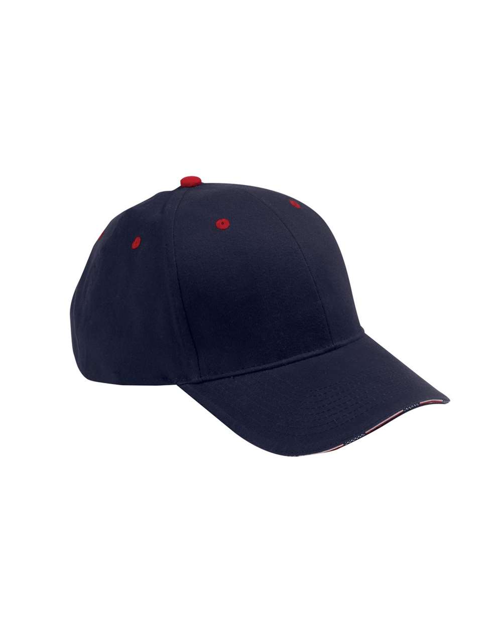 Adams Headwear Patriot Cap 100% Brushed Cotton Six-Panel Mid-Profile