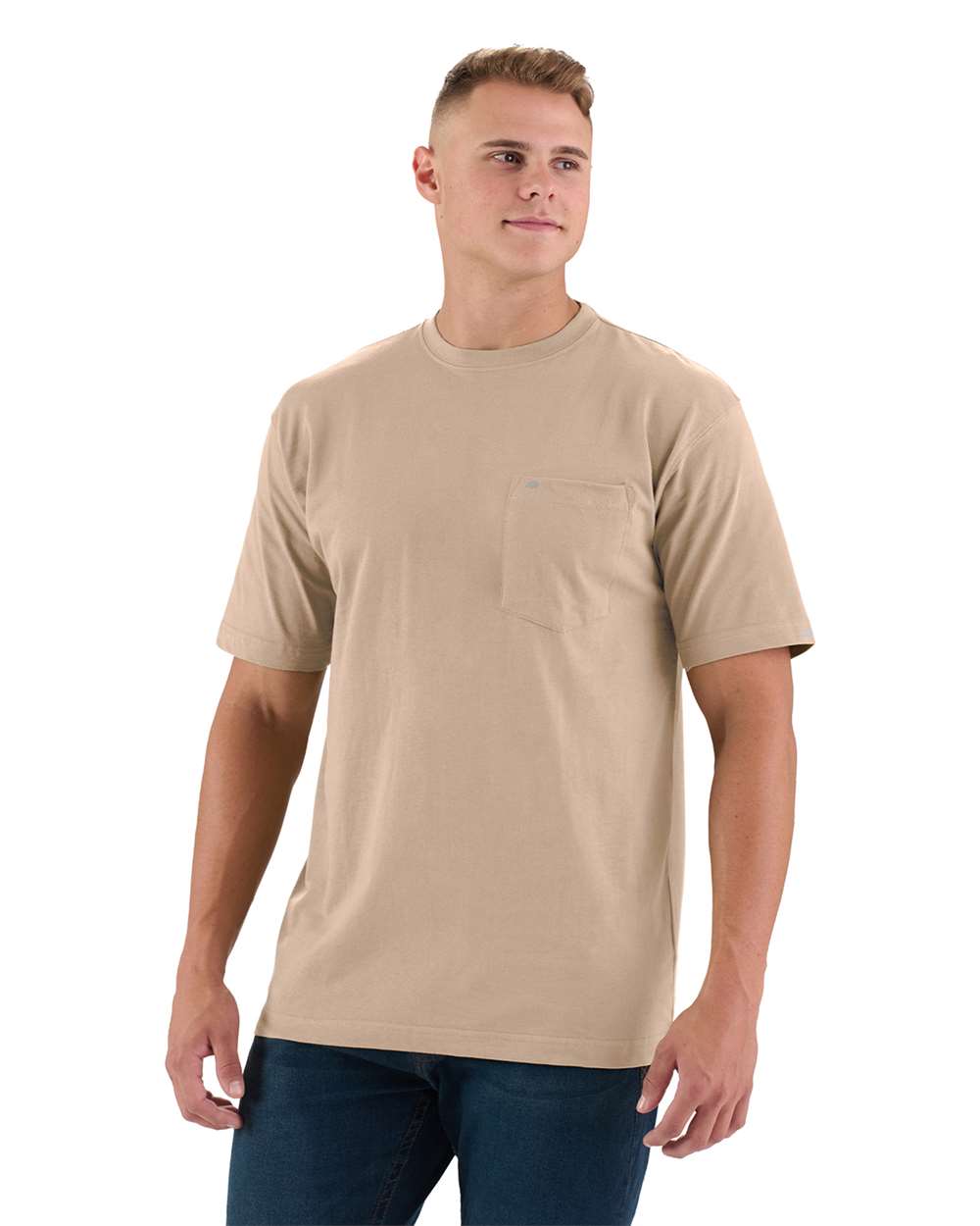 Berne Tall Heavyweight Men's Pocket Crewneck T-Shirt 100% Cotton