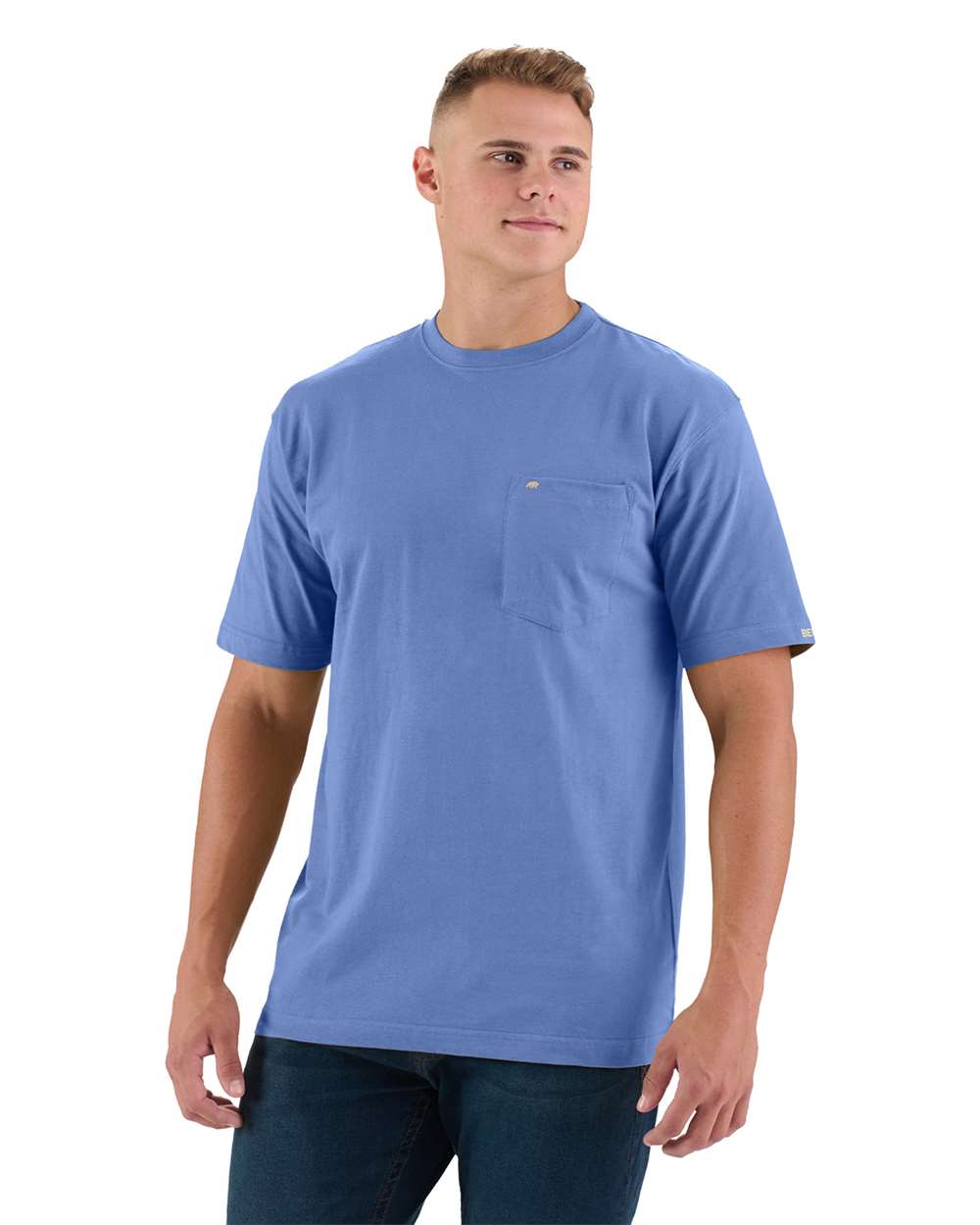Berne Tall Heavyweight Men's Pocket Crewneck T-Shirt 100% Cotton