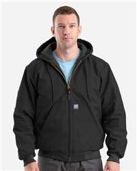 Men's Tall Highland Washed Cotton Duck Hooded Jacket Heavy-Duty