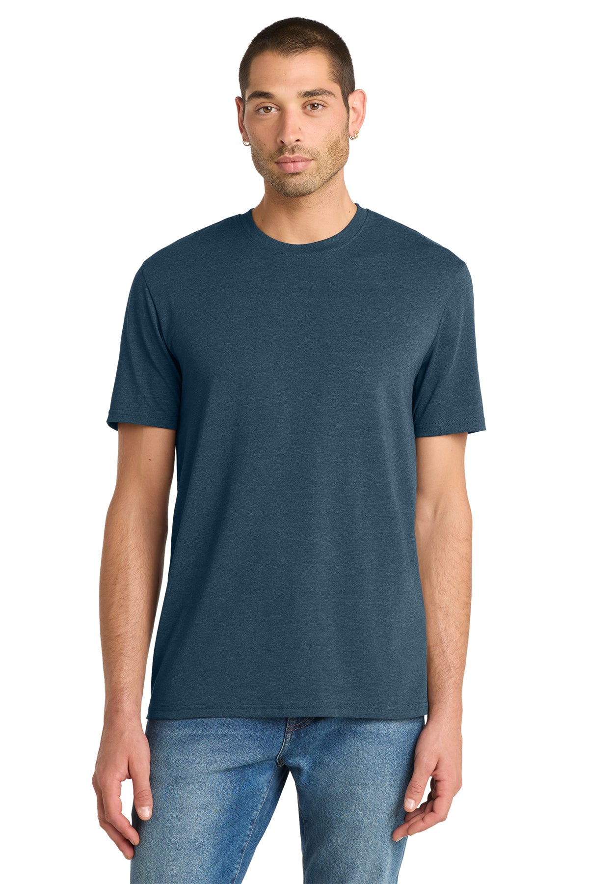 District Flex Tee Stretch Cotton Blend Lightweight Comfortable Performance T-Shirt