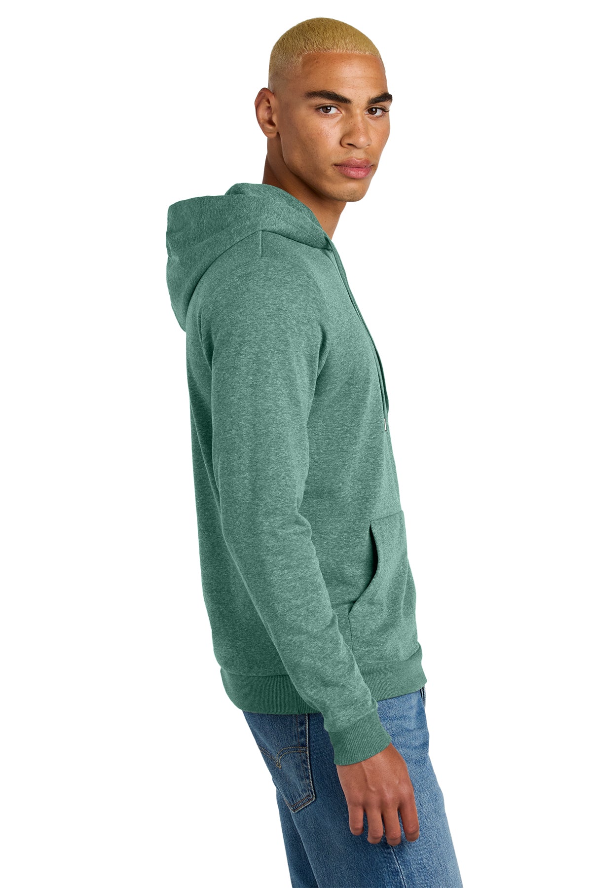 District Perfect Tri Fleece Pullover Hoodie Soft Lightweight Three‑Yarn Blend