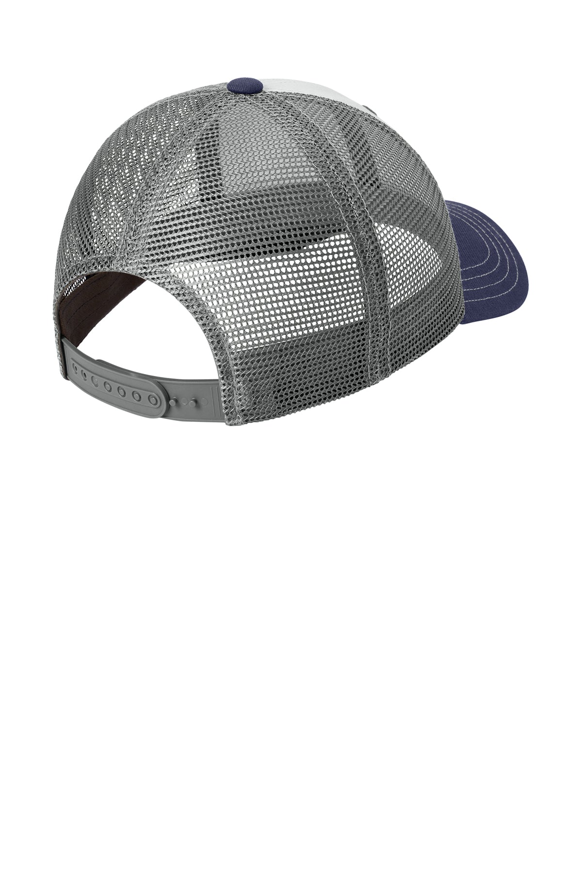 District Tri-Tone Mesh Back Cap Structured Mid-Profile Adjustable Snap