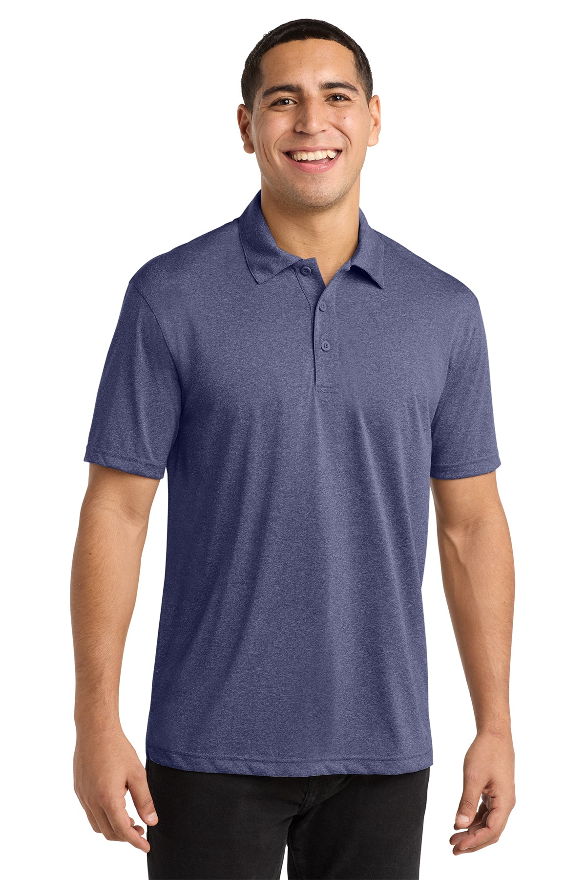 Sport-Tek Heather Contender Performance Polo: Moisture-Wicking, Snag-Proof Shirt