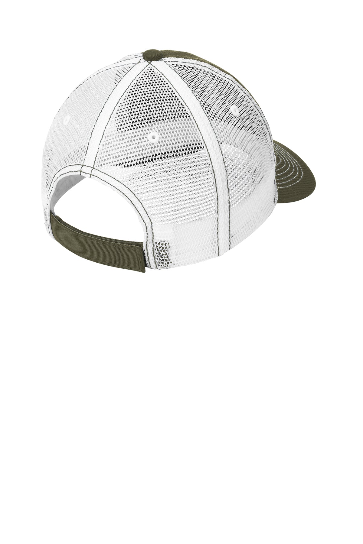 District DT607 Mesh Back Cap Cotton Twill Low-Profile Adjustable