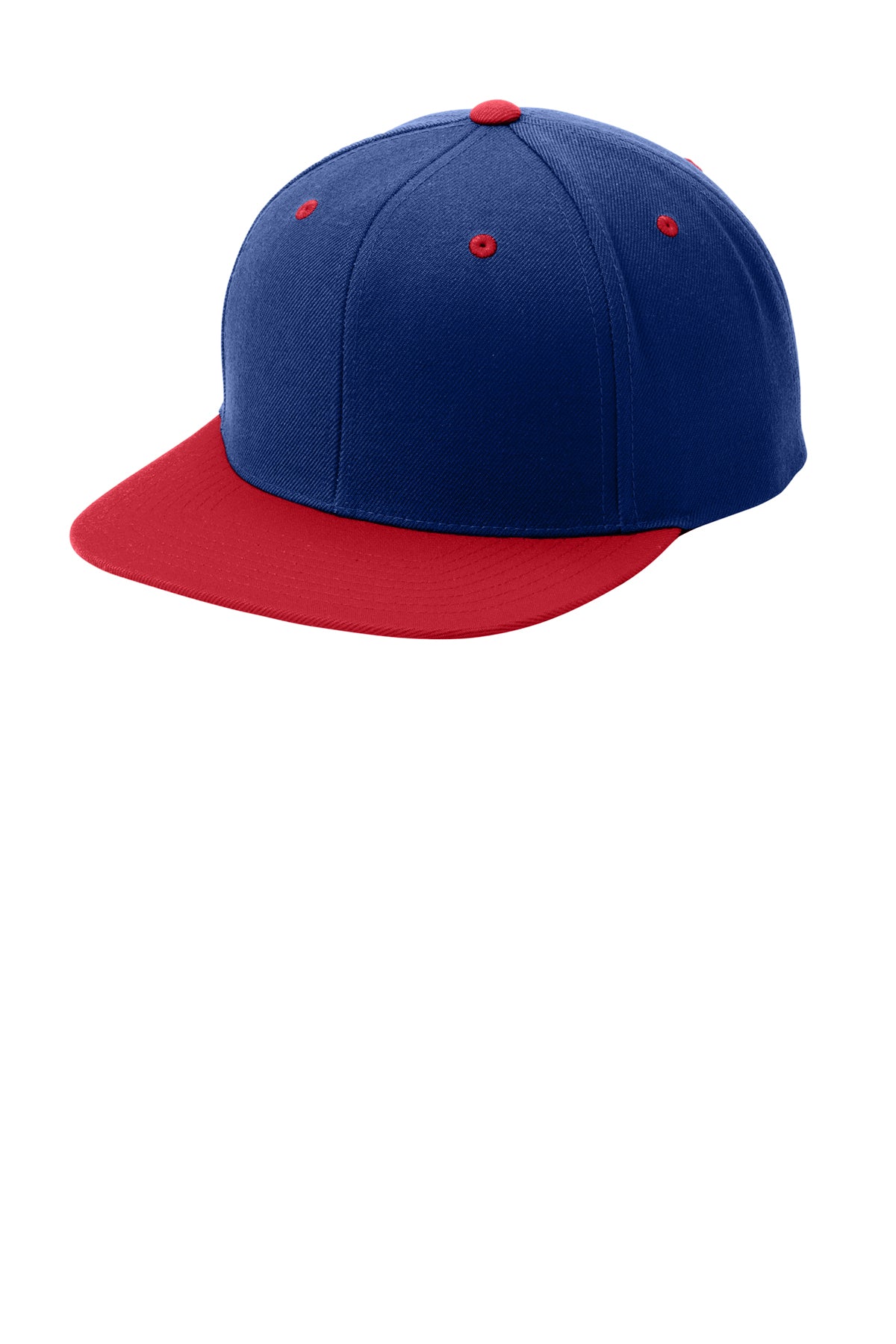 Premium Sport-Tek YP Classics Flat Bill Snapback Cap, Adjustable, Structured, Stylish