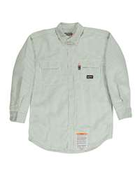 Berne Flame-Resistant Down Plaid Work Shirt with Safety Certifications
