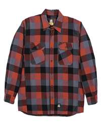 Berne Men's Timber Flannel Shirt Jacket Quilted Lined Button Front