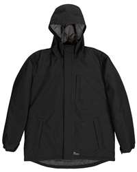 Berne Men's Coastline Waterproof Storm Jacket Heavy Quilted Lined Hood
