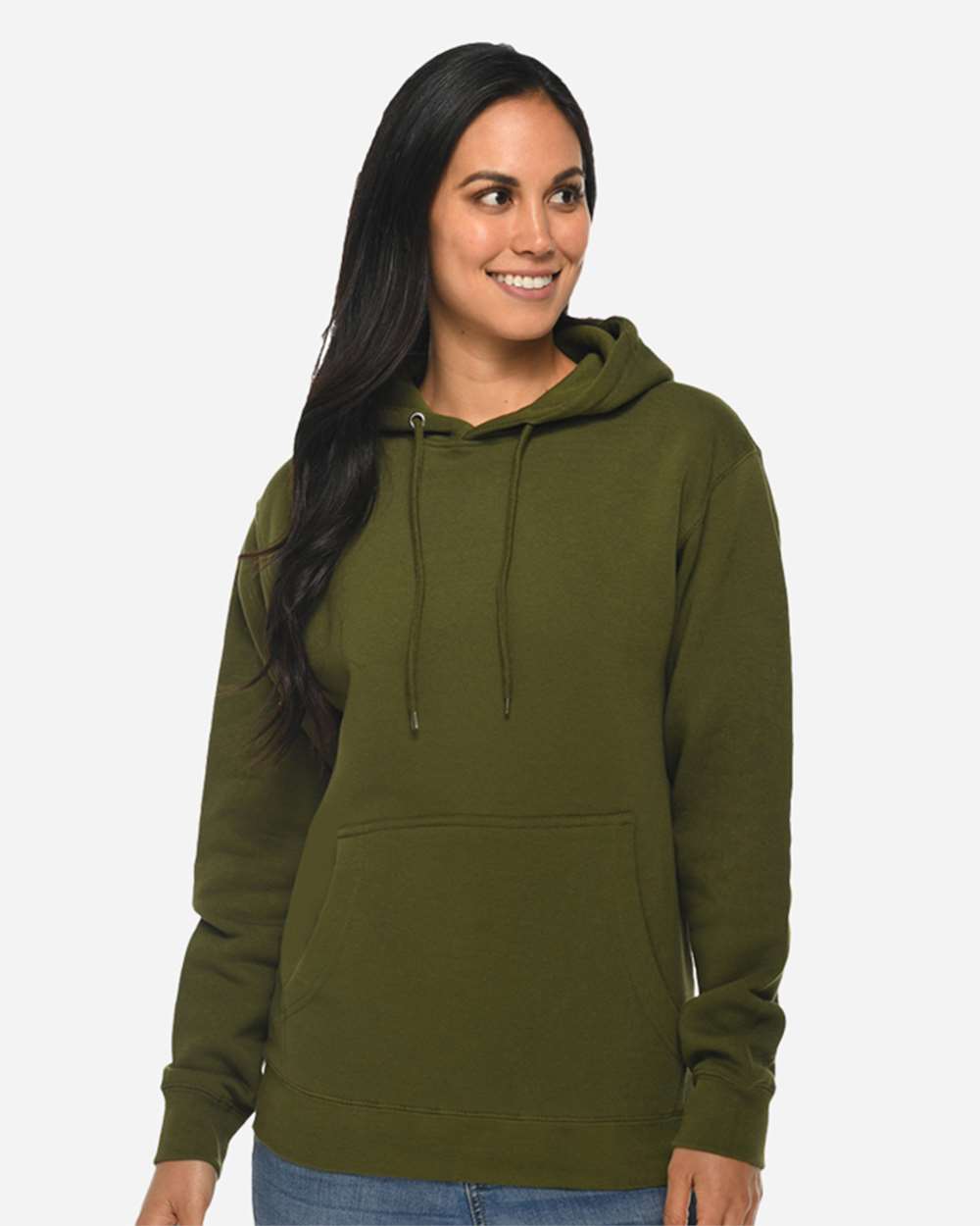 Lane Seven Unisex Premium Pullover Hooded Sweatshirt 80/10/10 Recycled Fleece