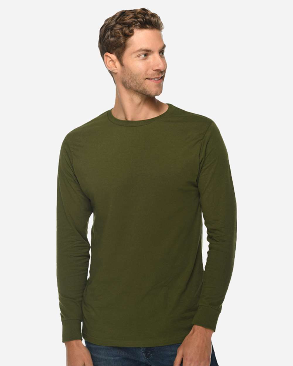 Lane Seven Heavyweight Long Sleeve Cotton Tee for Printing