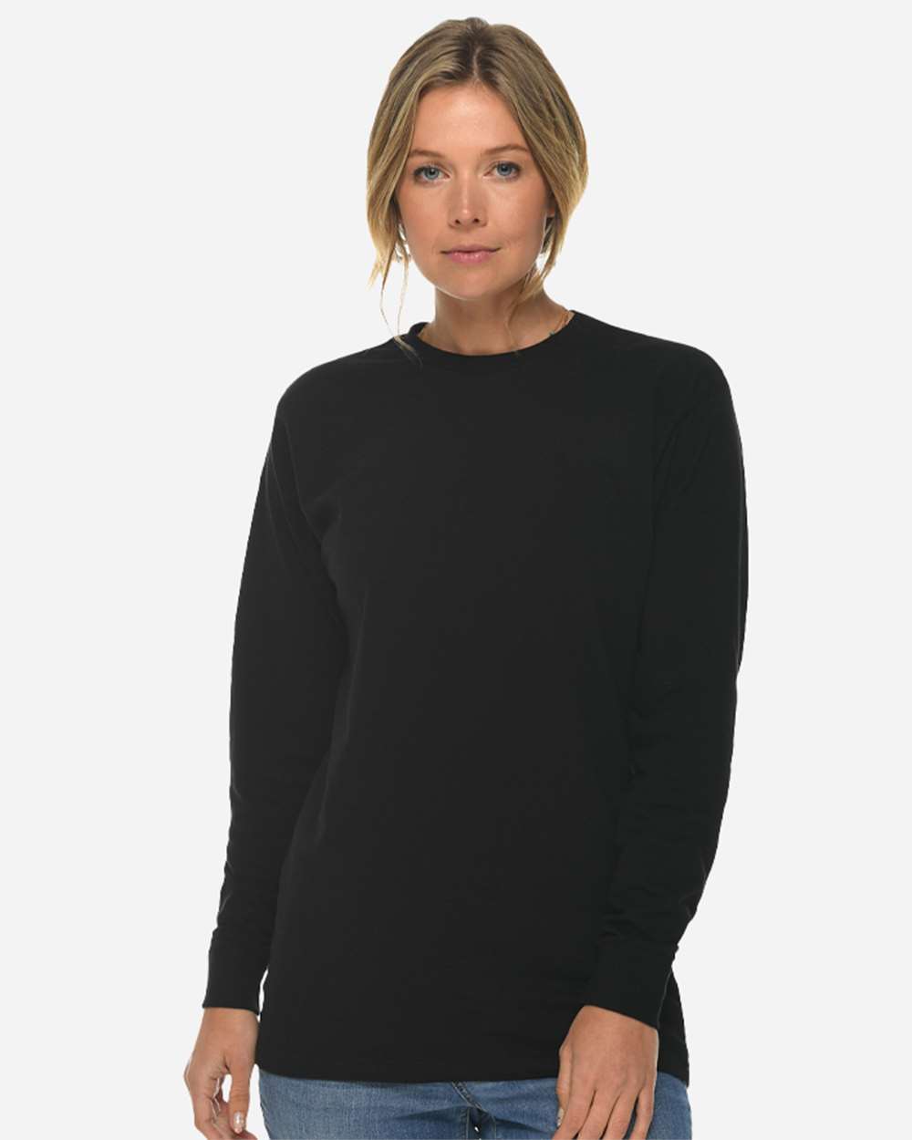 Lane Seven Heavyweight Long Sleeve Cotton Tee for Printing