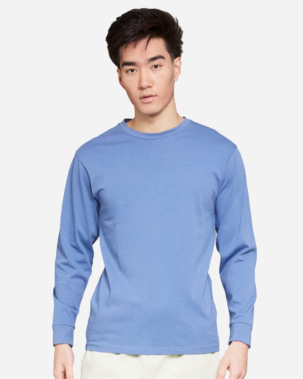Lane Seven Heavyweight Long Sleeve Cotton Tee for Printing