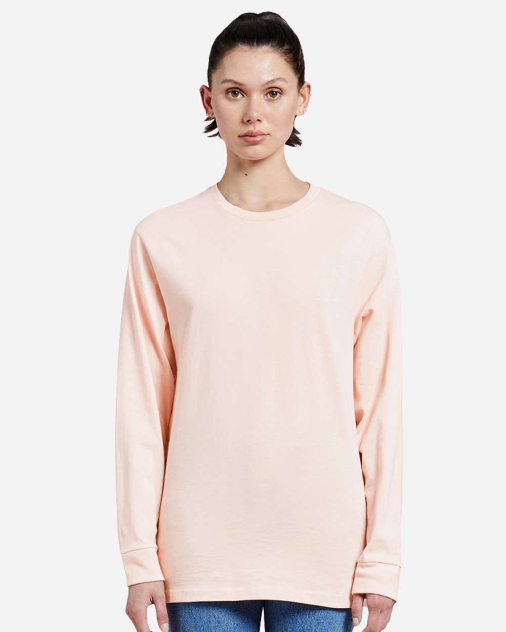 Lane Seven Heavyweight Long Sleeve Cotton Tee for Printing