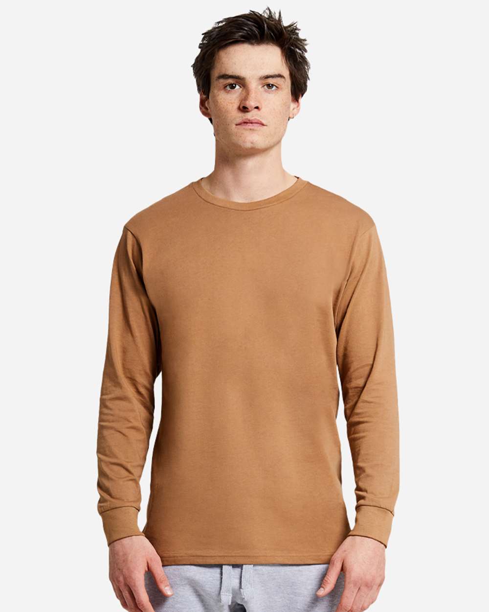 Lane Seven Heavyweight Long Sleeve Cotton Tee for Printing