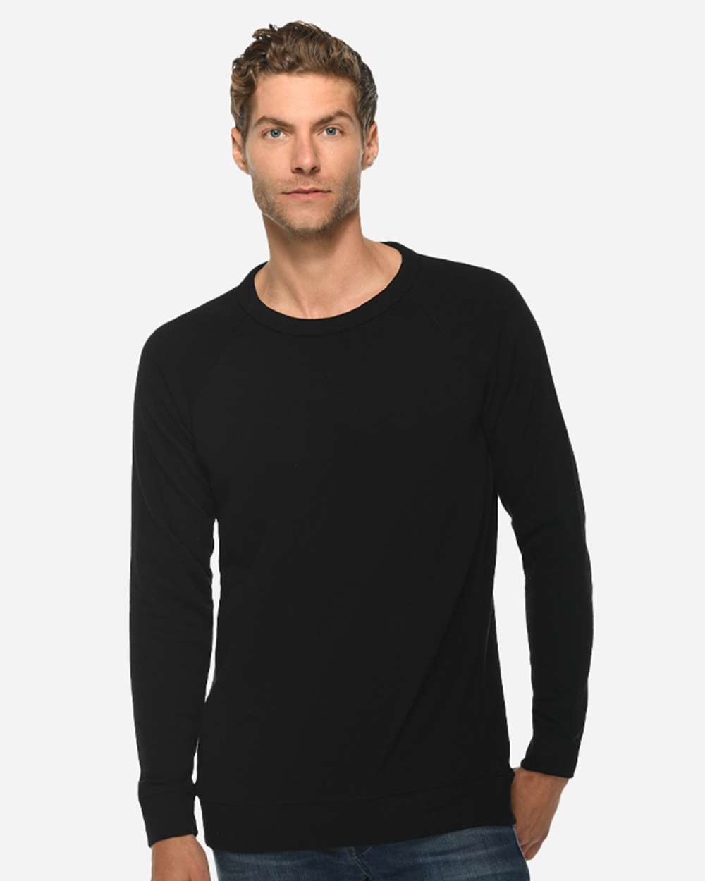 Lane Seven Unisex French Terry Crewneck Sweatshirt Soft Durable Blend