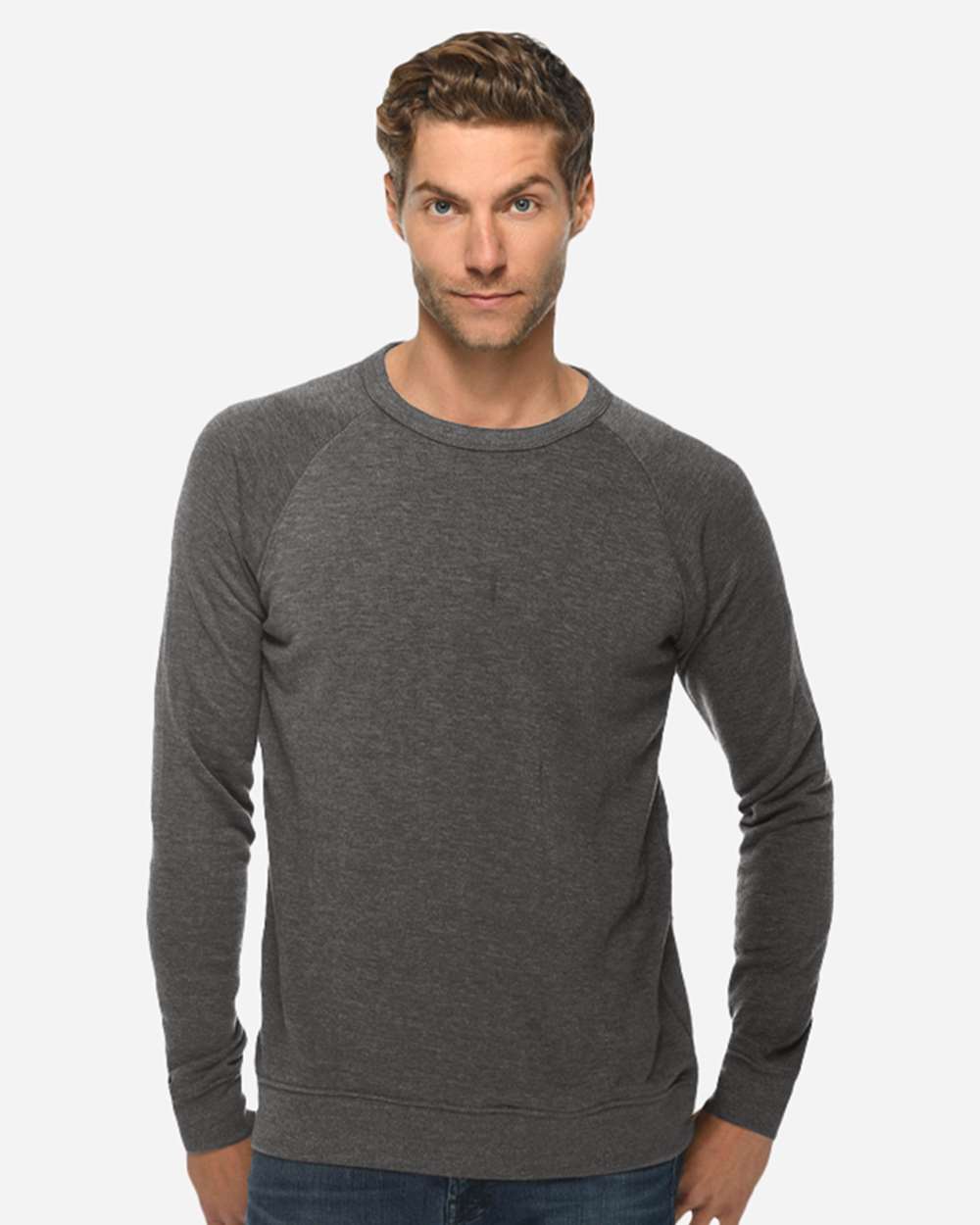 Lane Seven Unisex French Terry Crewneck Sweatshirt Soft Durable Blend