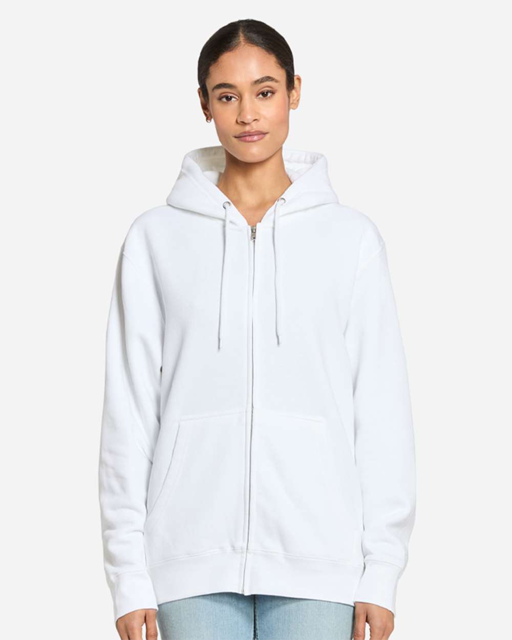 Lane Seven Unisex Premium Full-Zip Hooded Sweatshirt 80/20 Cotton Blend