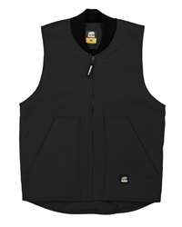 Women's Sherpa-Lined Duck Vest - Heavyweight Cotton Softstone Shell Insulated