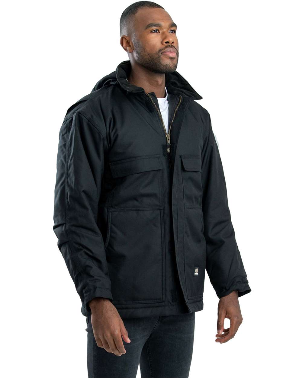 Berne Men's Icecap Insulated Waterproof Chore Coat with Hood