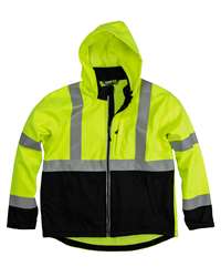 Berne Men's Hi-Vis Class 2 Reflective Mesh Safety Vest