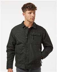 Men's Heritage Twill Chore Jacket Navy Durable Workwear Coat
