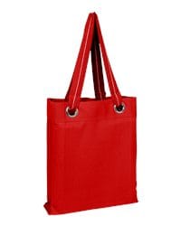 Q-Tees S900 Recycled Cotton-Poly Gusseted Shopping Tote Bag