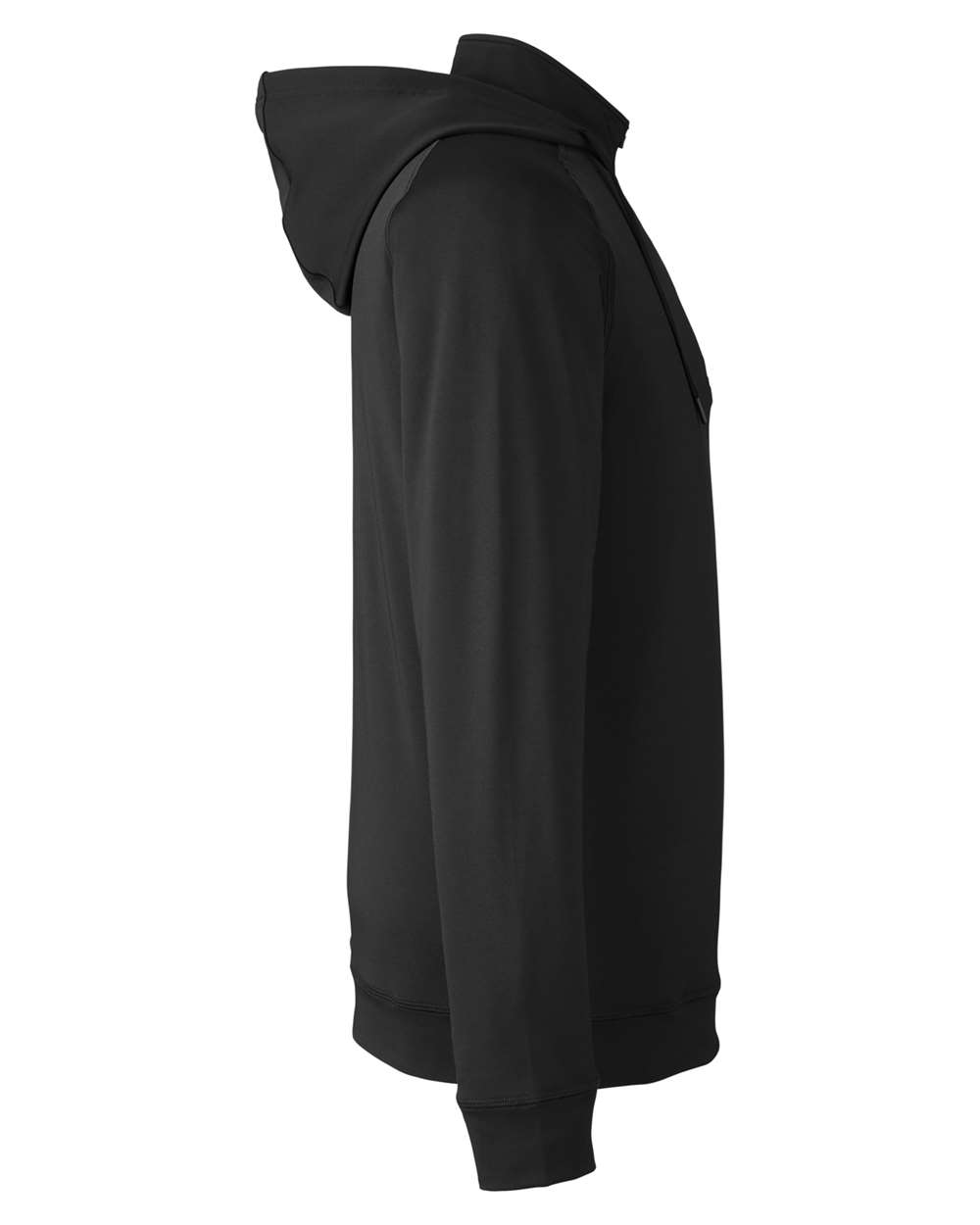 Unisex Vandyke Quarter-Zip Hooded Sweatshirt Lightweight Stretch Performance